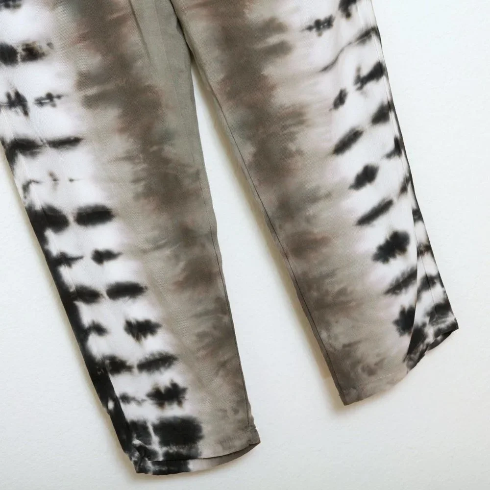 NWT River + Sky Kickback Tie Dye Animal‎ Print Jogger Black Gray Women S - Picture 14 of 14